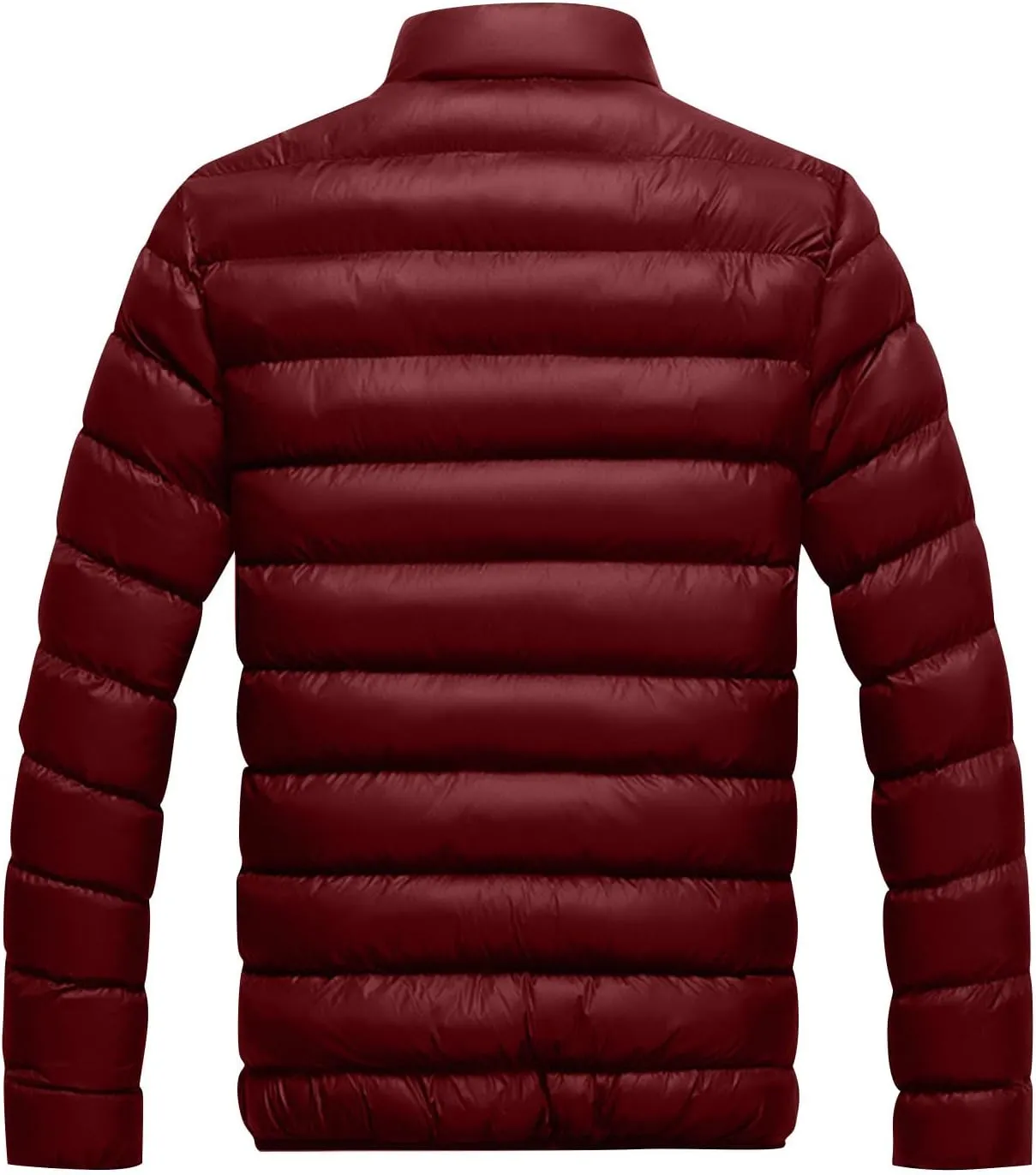 Ymosrh Men's Winter Jackets Packable Lightweight Water Resistant Puffer Down Alternative Jacket Mens, M-2XL